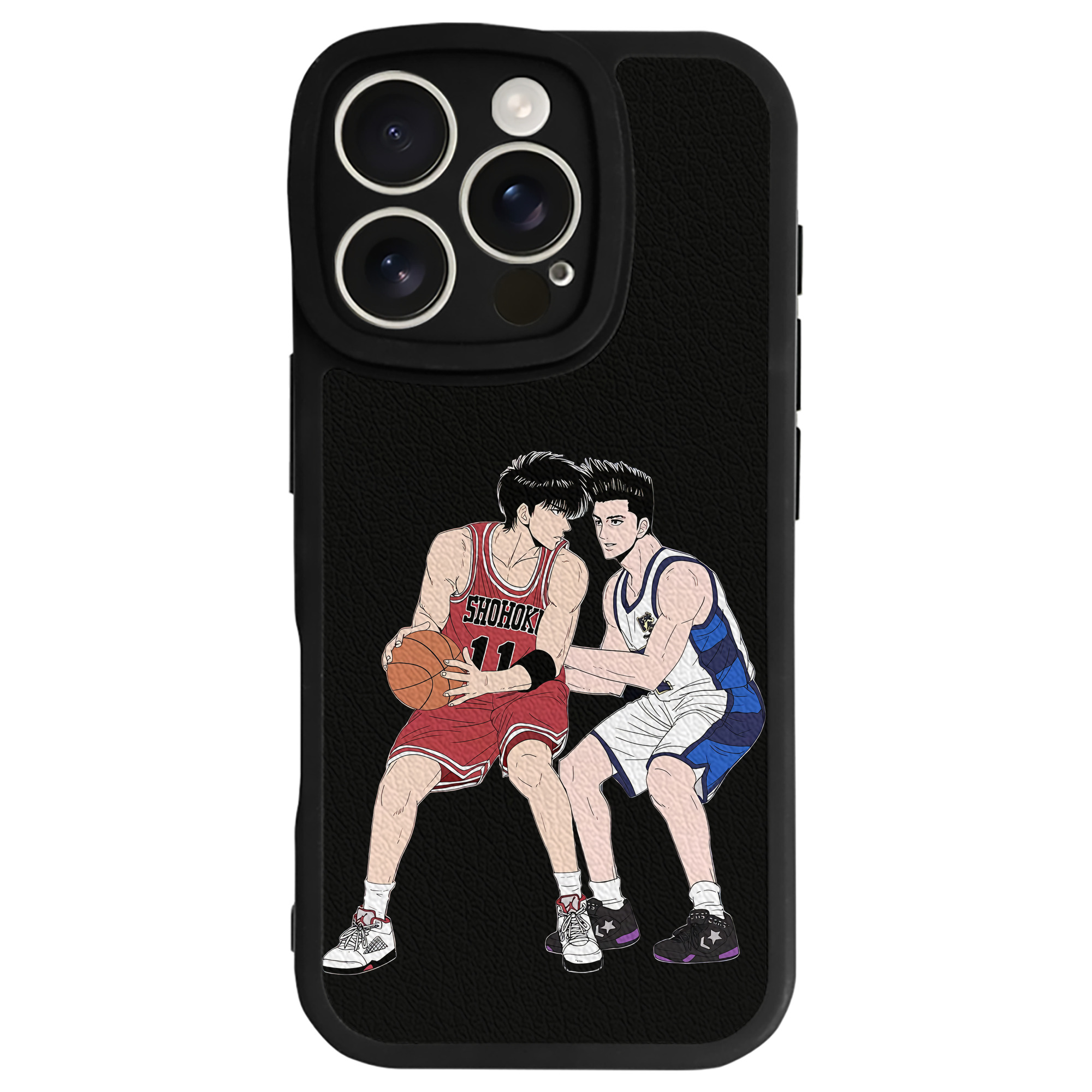 （画像用） SLAM DUNK／スラムダンク 【iPhone 16シリーズ対応】シリコンスマホケース（レザー調） 材質：シリコン